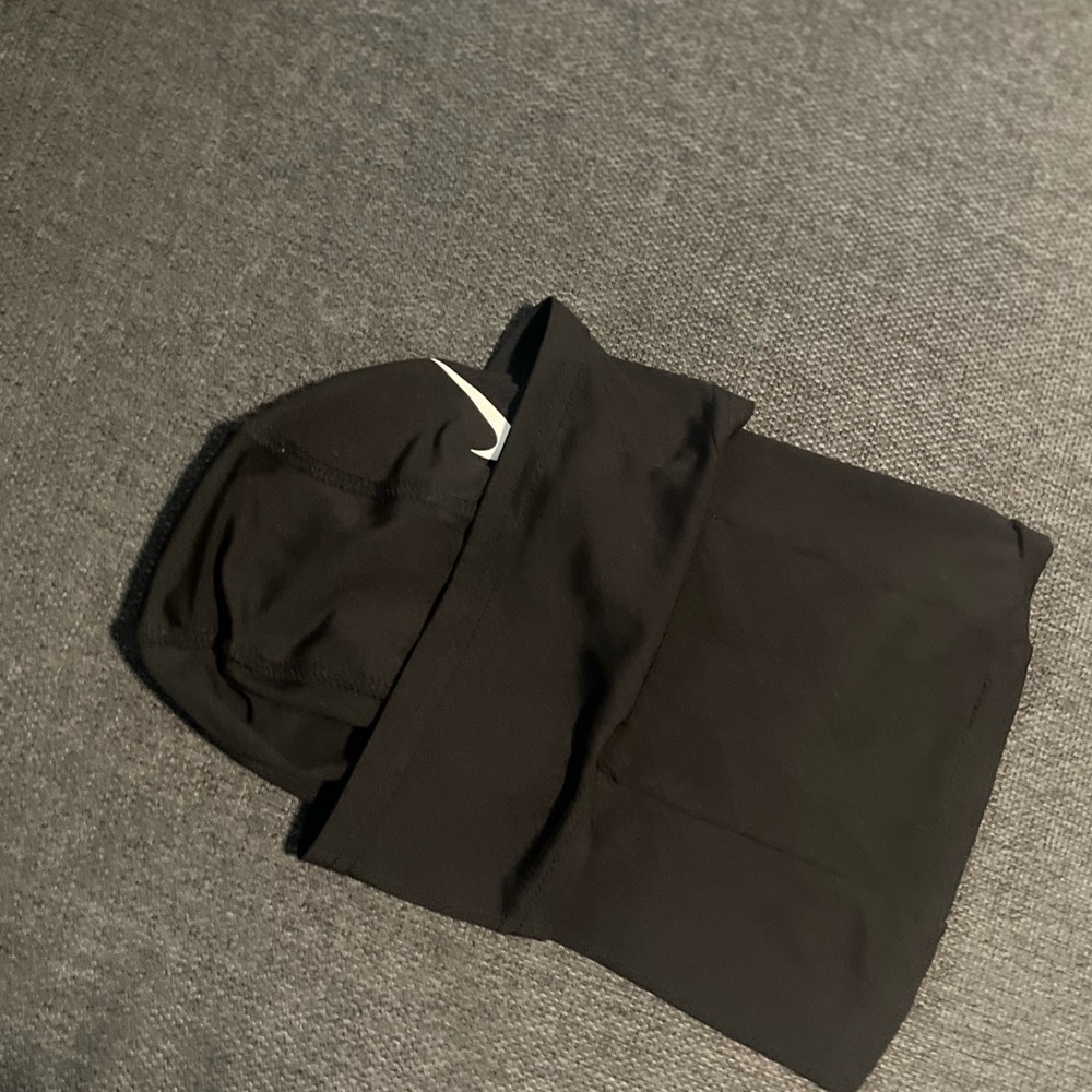 Nike Black Beanie and Scarf Set